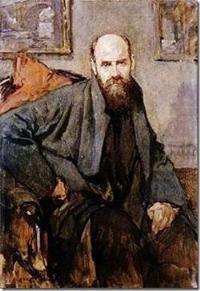 Portrait of Albert Baertsoen: Portrait painted by André Cluysenaar